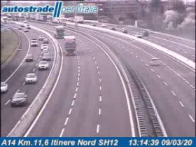 Slika pregleda web-kamere Bologna - A14 - KM 11,5